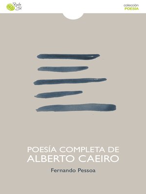 cover image of Poesía completa de Alberto Caeiro